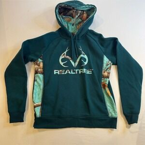 Realtree Men's‎ Camo Pullover Hoodie Size S Multicolor Outdoor Style